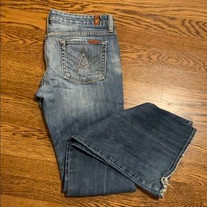 “A” Pocket 7 For All Mankind Jeans - size 30